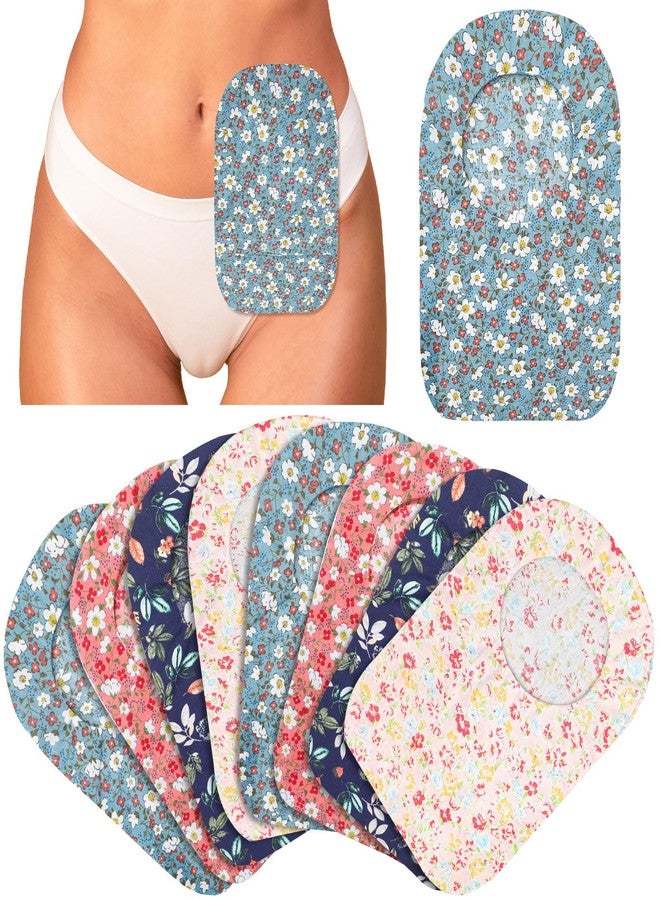 Seewey 8 Pieces Ostomy Bag Cover Washable Pouch Liner for Women Men Lightweight Pouch Protective Bags with Round Opening Care Protector Shower Wraps Cover Odor Reducing - Image 1